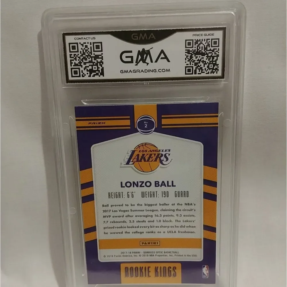 Lonzo Ball Rookie 2017 Donruss Optic